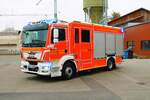 Feuerwehr Mörfelden Walldorf MAN TGM LF20 (Florian Mörfelden Walldorf 2-46) am 04.03.23 bei einem Fototermin