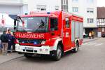 Feuerwehr Frankfurt am Main Harheim Mercedes Benz Atego LF10 am 03.10.24 beim Tag der offenen Tür in Bonames