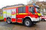 Feuerwehr Mainz IVECO LF20 Kats am 31.12.24 beim Silvesterschwimmen in Mainz