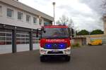 Feuerwehr Rödermark Urberach Mercedes Benz Atego LF10 Kats (Florian Rödermark 2/43-1) am 25.01.25 bei einen Fototermin.