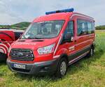 =Ford Transit Feuerwehr DÜREN steht auf dem Parkgelände der Rettmobil 2024 in Fulda