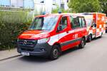 Feuerwehr Frankfurt Mercedes Benz Sprinter MTW am 14.09.24 beim Tag der offenen Tür in Enkheim