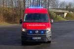 Feuerwehr Breuberg-Neustadt im Odenwald VW Crafter MTW (Florian Breuberg 3/19) am 26.01.25 bei einen Fototermin.