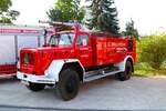 Feuerwehr Groß-Gerrau Magirus Deutz TLF Oldtimer bei der Sternfahrt Kreisfeuerwehrtag Groß Gerau am 01.09.24 in Mörfelden Walldorf