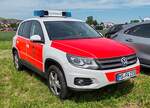 =VW Tiguan der Feuerwehr MÜNSTER gesehen auf dem Parkgelände der Rettmobil 2024 in Fulda