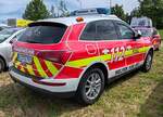 =Audi Q5 der Feuerwehr GERODA, gesehen auf dem Parkgelände der Rettmobil 2024 in Fulda.