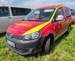 =VW Caddy der Feuerwehr SALZGITTER steht im Mai 2024 auf dem Besucherparkplatz der RettMobil in Fulda