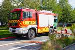 Feuerwehr Dieburg MAN TGM TLF20/40 bei Jugendfeuerwehrgroßübung Kreis Darmstadt Dieburg Bezirk 1 am 28.09.24 in Dieburg