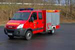 Feuerwehr Breuberg-Neustadt im Odenwald IVECO Daily Magirus TSF-W (Florian Breuberg 3/48) am 26.01.25 bei einen Fototermin.