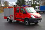 Feuerwehr Breuberg-Neustadt im Odenwald IVECO Daily Magirus TSF-W (Florian Breuberg 3/48) am 26.01.25 bei einen Fototermin.