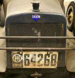 Saxon, Kühlergrill mit Logo an einem US-amerikanischen Oldtimer PKW von 1915, die Saxon Motor Companie in Detroit/USA bestand von 1913-22, Jan.2024