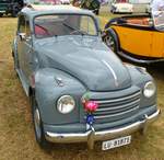 Fiat 500 Topolino, ausgestellt beim warbird &oldtimer day Bremgarten 2017