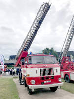 =Ifa W 50 L als Feuerwehrleiterwagen, ausgestellt bei der Gedenkveranstaltung  30 Jahre Mauerfall  im August 2019 in Fulda.