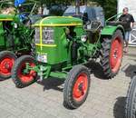 =Deutz F1L514, ausgestellt bei der Traktorenaustellung der Fendt-Freunde Bad Bocklet im Juni 2019