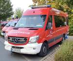 =MB Sprinter als MTW der Feuerwehr HOMBERG steht in Hünfeld anl.