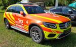 =MB GLC als First Responder-Studie der Firma EDAG steht auf einer der Ausstellungsflächen beim Bürgerfest  200 Jahre Landkreis Fulda  auf dem Gelände von Schloß Fasanerie im Juni