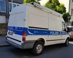 =Ford Transit der Bundespolizei Hünfeld, eingesetzt beim Tag des Blaulichts 2023 in Hünfeld.