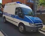 =Ford Transit der Bundespolizei Hünfeld, eingesetzt beim Tag des Blaulichts 2023 in Hünfeld.