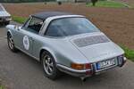 Heckansicht Porsche 911 T, bei der Luxemburg Classic Rallye.