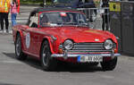 Triumph TR 250; BJ 1968, war bei der Luxemburg Classic dabei.