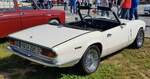 =Triumph Spitfire steht bei der Oldtimerveranstaltung in Frankenberg/Eder.