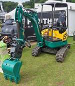 Lovol Raupenbagger, war bei der Landwirtschaftsmesse in Ettelbrück ausgestellt.