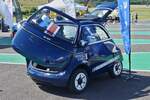 Microlino 2 Sitzer e Auto war beim eDrive Day in Colmar Berg ausgestellt.