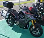 Motorrad Experia Greentourer war auch beim eDrive Day in Colmar Berg zu sehen.
