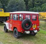 Toyota Landcruiser; BJ 1979; 136 PS war zum Oldtimertreffen in Warken gekommen.