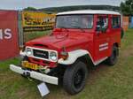 Toyota Landcruiser; BJ 1979; 136 PS war zum Oldtimertreffen in Warken gekommen.