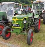 Deutz F2L612; BJ 1956; 22 PS; aufgenommen beim Oldtimertreffen in Warken. 21.07.2024