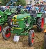 Deutz F2L612, BJ 1954; 18 PS; war beim Oldtimertreffen in Warken zusehen. 21.07.2024