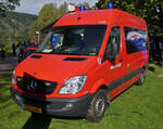 Mercedes Benz Sprinter, mit der frheren Bezeichnung „Protection Civile“, der Psychologische Selbsthilfegruppen, aufgenommen beim Tag der Rettungskrfte in Echternach  22.09.2024