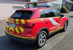 =Audi Q 3 der Feuerwehr PETERSBERG steht im September 2024 im Ortsteil Marbach