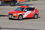 Fraport Flughafenfeuerwehr Frankfurt am Main Audi Q5 KdoW am 16.10.24 an der Wache 3