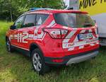 =Ford Kuga als Kommandowagen der Berufsfeuerwehr DARMSTADT steht auf dem Parkgelände der Rettmobil 2024 in Fulda.