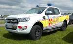 =Ford Ranger vom ASB KV DIEPHOLZ, abgestellt auf dem Besucherparkplatz der Rettmobil 2019 in Fulda, 05-2019