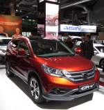 Der neue Honda CR-V fotografiert auf dem Pariser Autosalon zwischen 30.09.2012 und 14.10.2012 (Aufnahmedatum: 11.10.2012). Einige Exemplaren sind schon auf den Strassen auch zu sehen.