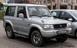 Dreitürer Hyundai Galloper Mk2. Foto: Februar, 2024.