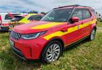 =Rover Discovery als Katastrophenschutzfahrzeug des Landes THÜRINGEN gesehen auf dem Parkgelände der Rettmobil 2024 in Fulda.