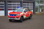 Feuerwehr Rödermark Urberach Nissan Navara PKW (Florian Rödermark 2/16-1) am 25.01.25 bei einen Fototermin. Danke für das tolle Shooting