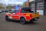 Feuerwehr Rödermark Urberach Nissan Navara PKW (Florian Rödermark 2/16-1) am 25.01.25 bei einen Fototermin.