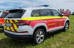 =Skoda Kodiaq der Feuerwehr MINDEN, gesehen auf dem Parkgelände der Rettmobil 2024 in Fulda