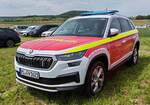 =Skoda Kodiaq der Feuerwehr MINDEN, gesehen auf dem Parkgelände der Rettmobil 2024 in Fulda