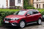 Suzuki SX4 S-Cross (Facelift) in der Farbe Energetic Red. Foto: Mai, 2024.