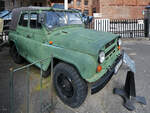 Anfang September 2024 war im Waffenmuseum Kołobrzg (Kolberg) ein UAZ-469 Geländefahrzeug zu sehen.