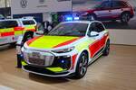 Audi Q6 etron am 17.05.24 auf der Rettmobil in Fulda