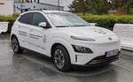 =Hyundai Kona vom HANSEATISCHEN WACH- & SICHERHEITSDIENST, gesehen auf Rügen im Juni 2024