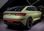 Skoda Vision E (Rückansicht) auf der IAA 2017 Frankfurt Motor Show (September 2017).