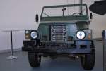 Military Land-Rover Lightweight, ausgestellt in Zirchow im Hangar 10 in der Nhe des Heringsdorfer Flugplatz Towers.